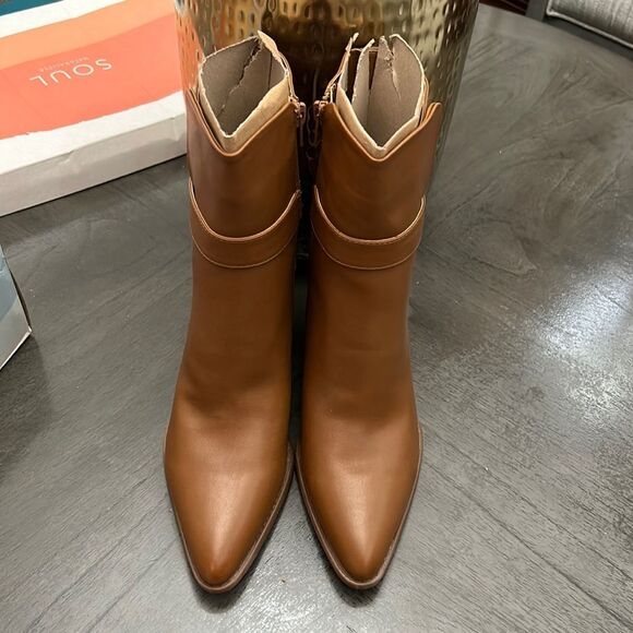 SOUL Naturalizer Mocha Women's Mid Shaft Boots - Picture 5 of 13